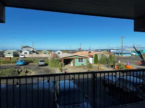 Westport Inn Cabins - Ausblick vom Zimmer