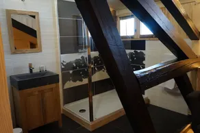 Maison d'hôtes La Barmaz - Badeværelse