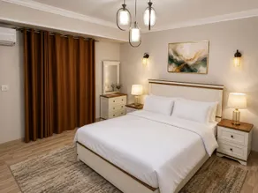 Skyline luxury hotel apartments 5 mins from Cairo Airport - Værelse