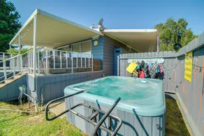 Hot Tub, Views & Dock! Playful Home on Clear Lake - Interior