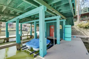 Private Hot Tub & Dock! Lakefront Log Cabin Oasis - Interiør