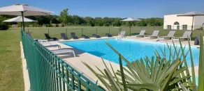 Terres de France - Domaine du Val d'Amboise - Studio 2 persons - Doppelbett - Pool