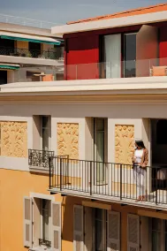 Posidonia Hôtel - Ausblick vom Zimmer