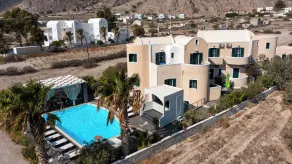 Villa Anemomilos Perissa - Udsigt fra værelset