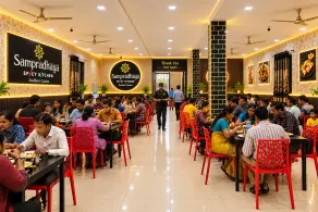 Fortune Vista Stay Inn Hafeezpet Near Hitec City Kondapur Hitex Exhibition Centre Hyderabad - Restaurant