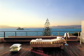 Amphitryon Hotel - Vue de la chambre