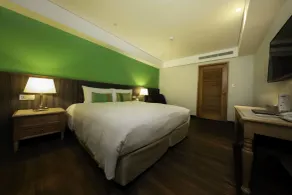 Green World Triple Beds - View from room