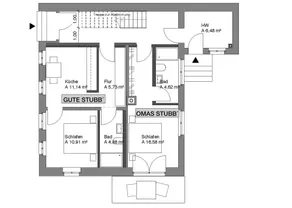 Charming 1-Bedroom Apartment in Historic Marktheidenfeld - Plantegning