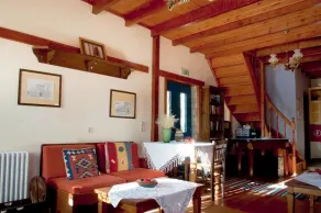 Napoleon Zaglis Guesthouse - Coin salon dans le hall