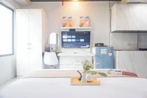 Cozy And Homey Studio At Riverdale Apartment - Zimmer