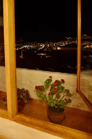 Hostal Madre Tierra - Ausblick vom Zimmer