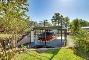 Dock + Bar, Pet Friendly! Cedar Creek Lake A-frame - Interior