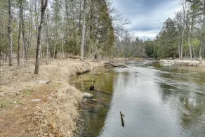Michigan Log Cabin w/ Pere Marquette River Views - Innvendig