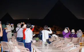 Camel Pyramids View Inn - Restaurant