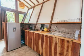 Nahouse Jungle Lodges - Coin cuisine privé