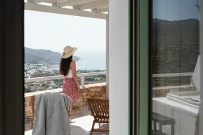 Castello Amorgos Suites - Vue de la chambre