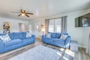 Bright Shelby Cottage w/ Deck & Creek Views! - Interior