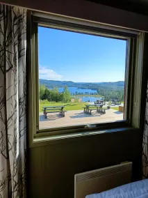 Austbø Hotell - Udsigt fra værelset