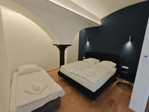 free parking, Nuslesky Pivovar Blue Arch Luxury Apartment With Garden - Room