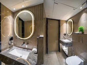 The Horizon By LA Riqueza Hotels , New Delhi City Centre - 05 Mins from Connaught Palace & New Delhi Railway Station - Salle de bain