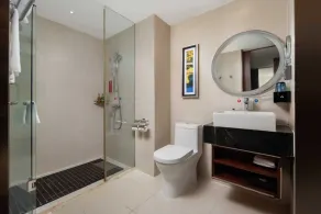 Echeng Hotel Wuhan Optics Valley Square Yangjiawan Metro Station - Bagno