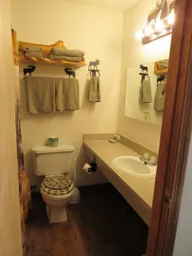 The Woodsman Country Lodge Motel - Badezimmer