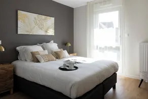 Les Boréales - Appart'hotel Villers-sur-Mer - Værelse