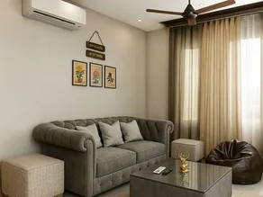 2BHK Luxury Villa In Mohali GF - Stay Royal - Oppholdsrom