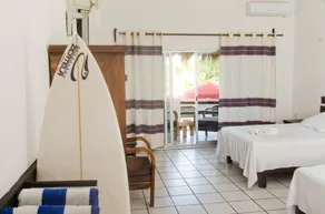 Bungalows Zicatela - Vue de la chambre