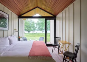 Hutton Brickyards Riverfront Hotel + Venue - Ausblick vom Zimmer