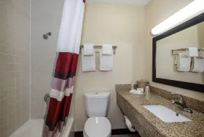 Red Roof Inn Dayton Huber Heights - Badezimmer