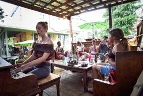 India House Hostel - Restaurant