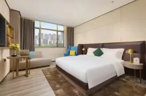 Echarm Plus International Hotel Hangzhou Binjiang XingGuang Avenue Pedestrian Street Branch - Vistas desde la habitación