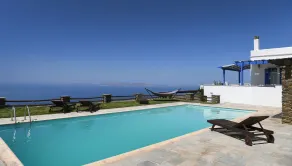 Tinos Sky View Villa - Piscine