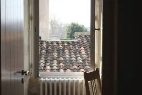 Hôtel Le Sénéchal - Ausblick vom Zimmer