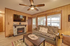 Dock, Kayaks & Fire Pit: Solon Springs Lake Escape - Interior