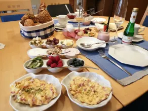 Einzelzimmer, Dusche/WC - Pension Pauly - Restaurant