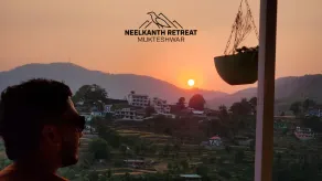 Neelkanth retreat - Ausblick vom Zimmer