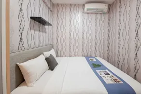 2Br Near Cisauk Station At Serpong Garden Apartment - Chambre
