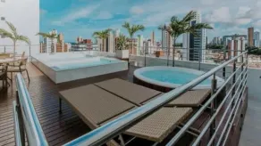 FLAT Luxo NOVO no Manaíra Apart Hotel- prx a praia - Pool