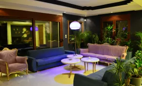 Gold Luxury Villa Ialysos - Salle de séjour