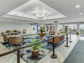 Units at Bay Watch by Elliott Beach Rentals - Sittområde i lobbyn