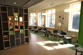 ibis Styles Moulins Centre - Siddeområde i lobbyen