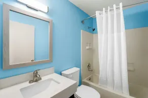 Suburban Studios Cary – RDU Airport - Bathroom