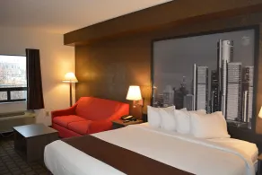 Super 8 by Wyndham Ambassador Bridge Windsor ON - Chambre