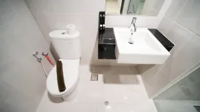 Best Location And Comfy 1Br At Praxis Apartment - Bathroom
