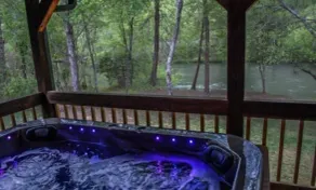 Cabina con barbecue e idromassaggio | Vista sull'acqua - Idromassaggio all'aperto