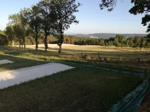 Les Roulottes de la Ferme des Chanaux - Vue de la chambre