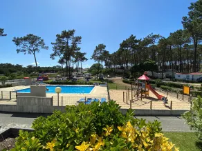 Espectacular casa móvil con barbacoa, jardín y piscina - Piscina