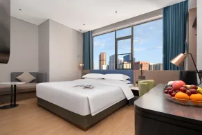 Yi Zhi Hotel (Pearl River Xincheng Store, Wuyangcun Metro Station, Guangzhou) - Pokój